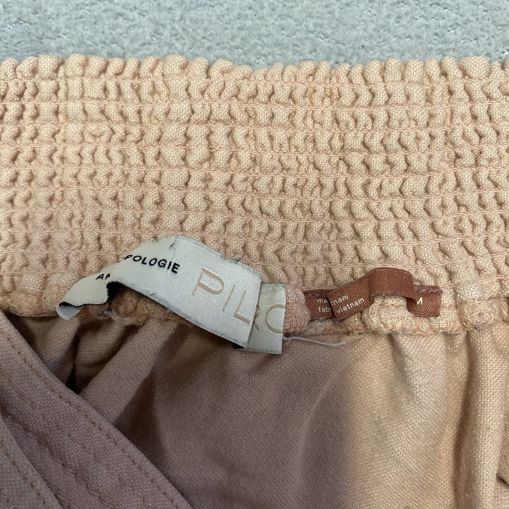 Pilcro Anthropologie Nettie Wrap Skirt Medium Tie Ruffle Boho Read - Picture 2 of 8